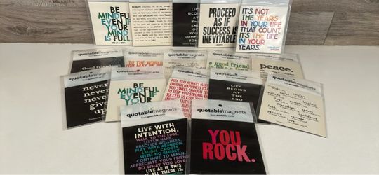 Quotable Magnets Inspirational Quote Magnets Bundle