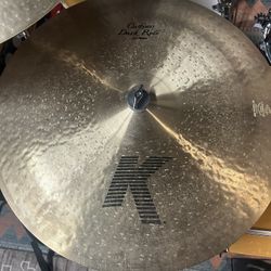 Zildjian 22" K Custom Dark Ride Cymbal
