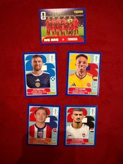 Panini World Cup Stickers Blue Parallels $1