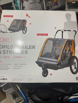 Allen 2-in-1 Child Bike Trailer & Stroller