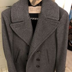 Men’s Burberry pea coat