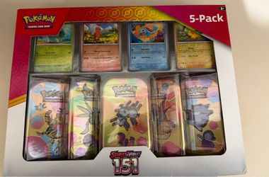 Pokemon Scarlet & Violet 151 Mini Tin 5-pack