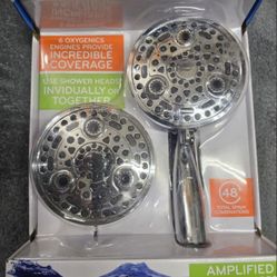 Oxygenics TriSpa Chrome Combo Shower Head 1.8-GPM (6.8-LPM)
