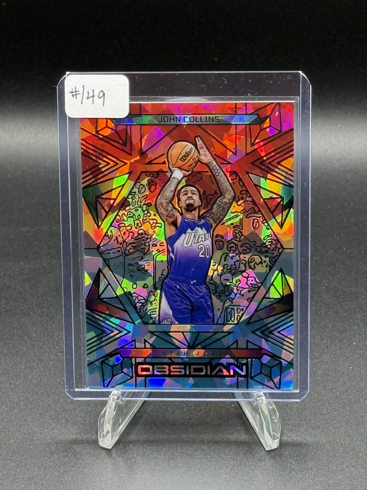2024-25 Obsidian Fire & Ice #10 John Collins #/49