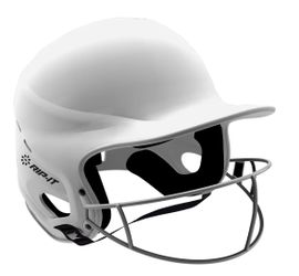 Rip it ALL WHITE Softball helmet