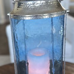 POTTERY BARN LARGE CANDLE HOLDER 