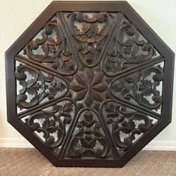 28” Beautiful Solid Wood Made in India Carved Wall Hanging