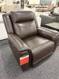 Zero Gravity Power Leather Recliner