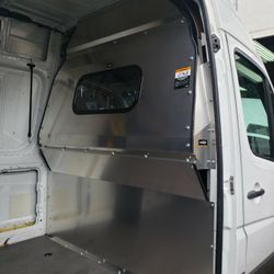 MERCEDES SPRINTER SHELVES AND PARTITION