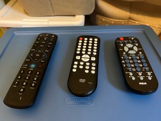 Three remote controls