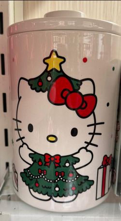 Hello Kitty Christmas cookie jar