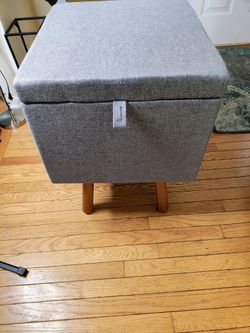 2-in-1 Ottoman Pet Stairs Dog Stairs for Small Dogs (8-Steps)