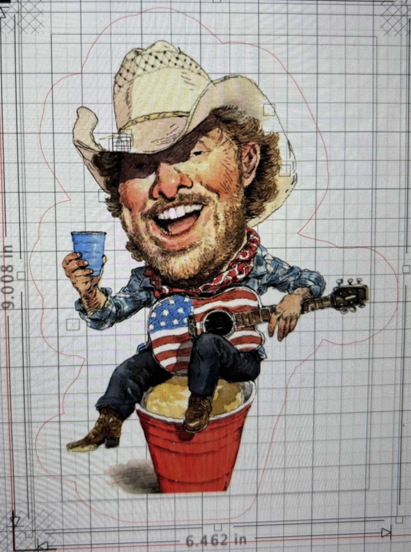 Toby Keith Sticker