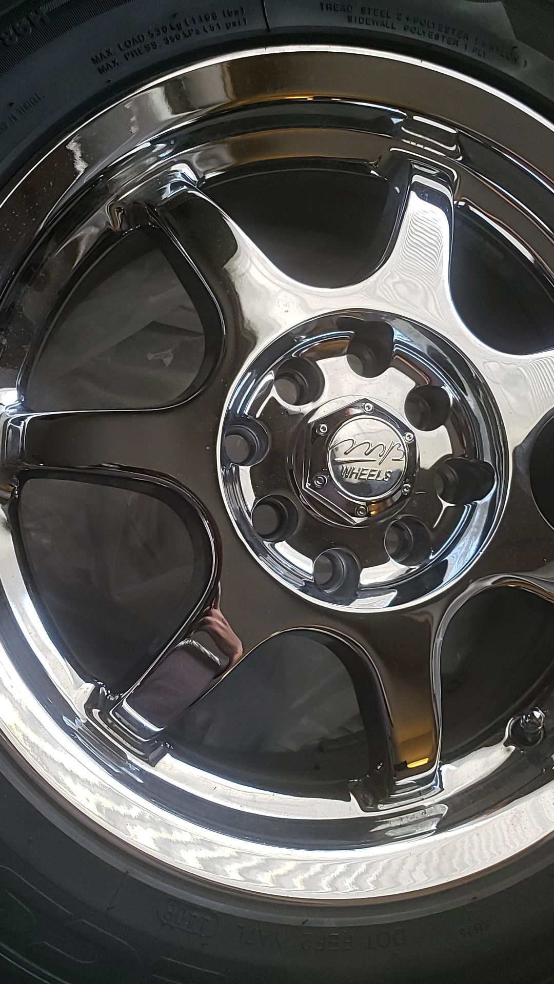 MB rims with tire