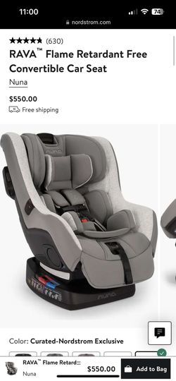 Nuna rava flame retardant best sale free convertible car seat