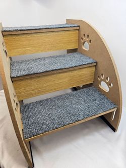 Pet Steps with Carpet Treads