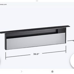 New sealed box GE 36 inch Telescoping Black Ducted Downdraft Range Hood $750.00 O.B.O.
