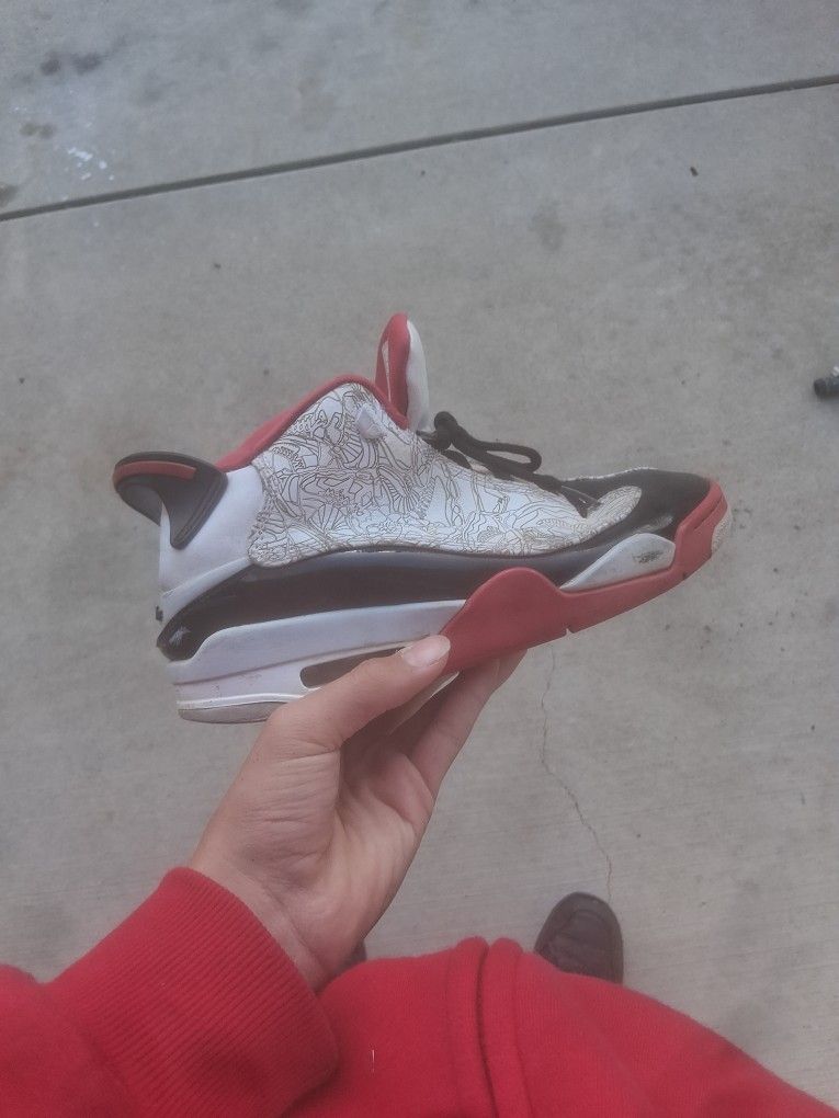 Red White And Black Jordan's