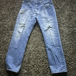 Light Blue Levi Jeans 36x32