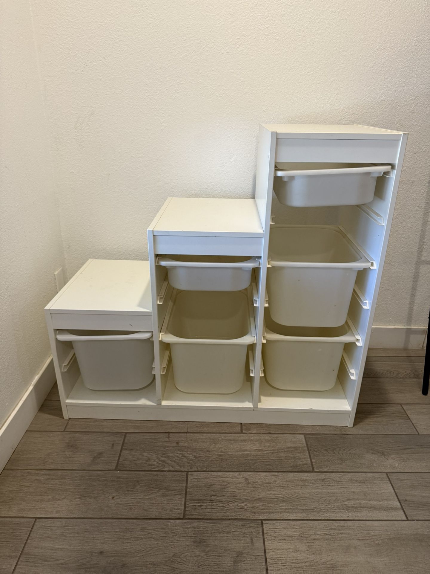 IKEA Trofast Shelf Toy organizer Bins white