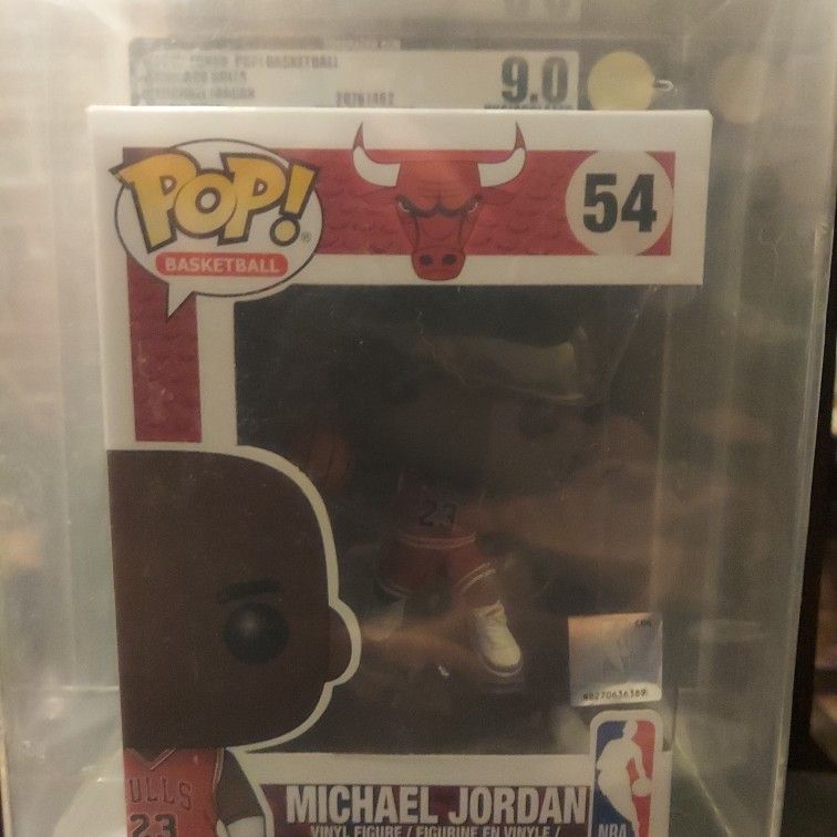 Michael Jordan Graded 9.0 Funko Pop.