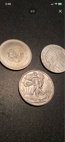 3 silver 999 coins