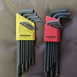 Alan Wrenches $15 Standard And Metric 