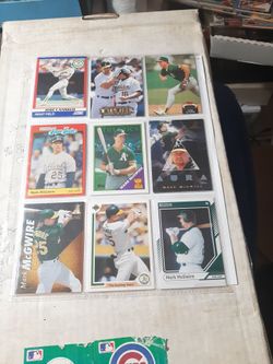 18 Mark McGwire Baseball Cards