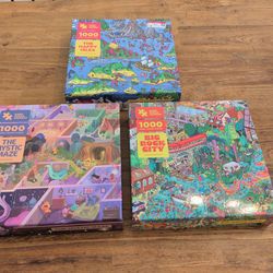 1000 Piece Puzzles by MAGIC PUZZLE COMPANY