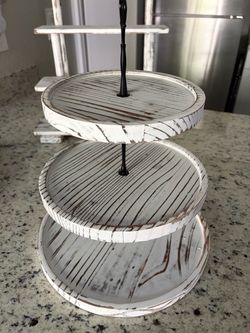 White Rustic Dessert Display