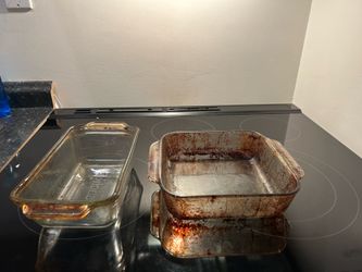 Pyrex Bread and Square Glass Baking Dishes (2 for one)