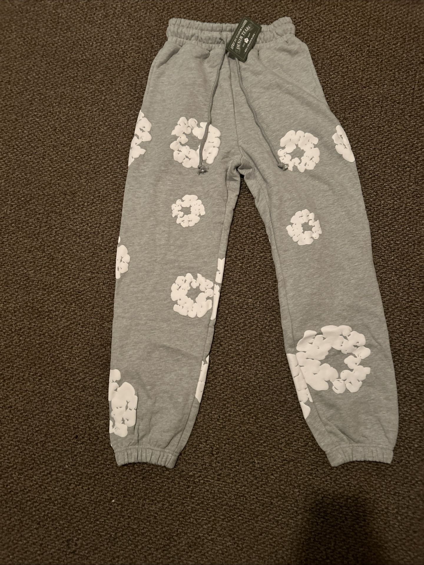 denim tears grey sweat pants