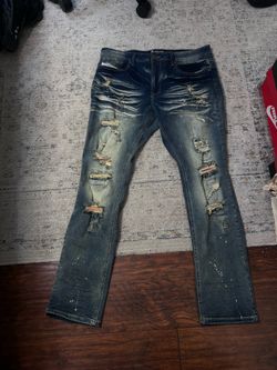 Blue designer mokobi jeans size 38/34