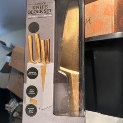 Thyme And Table Knife Block Set