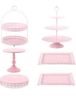 New 6 pc cake stands