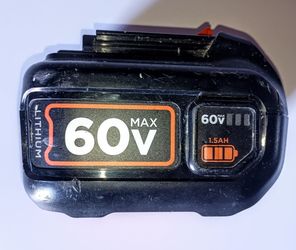 Black & Decker 60 Volt  Battery