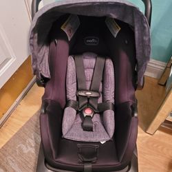 Evenflo BABY Carseat Carrier..black  Fits Infants..like Ne.