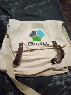 Resident Evil 5 Tricell Inc. Africa Canvas Messenger Bag