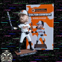 Colton Cowser Bobblehead Baltimore Orioles Birdland Members 2025 NEW IN BOX
