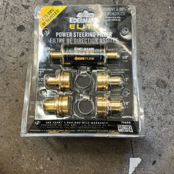 Edelmann Elite Power Steering Filter; Fits 99% of Hydraulic Power Steering vehicles