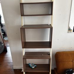 Leaning Media Shelf 