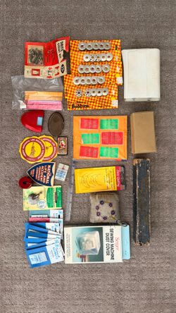 Lot of various sewing items