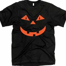 Jack O Lantern Pumpkin Halloween Costume Shirt - Size: SMALL