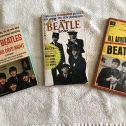 Beatles Paperback Books - 3 From 1964