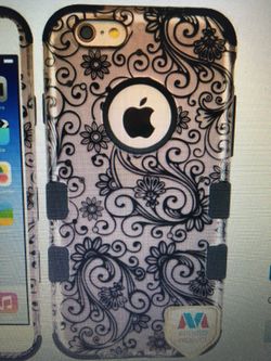 iPhone 6/6s Black/ Rose gold Protector Case Cover