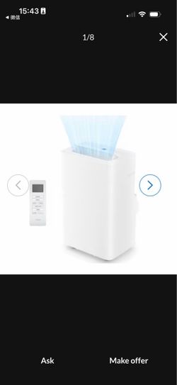 Candy 14000 BTU Portable Air Conditioner for Rooms up to 700 Sq.Ft