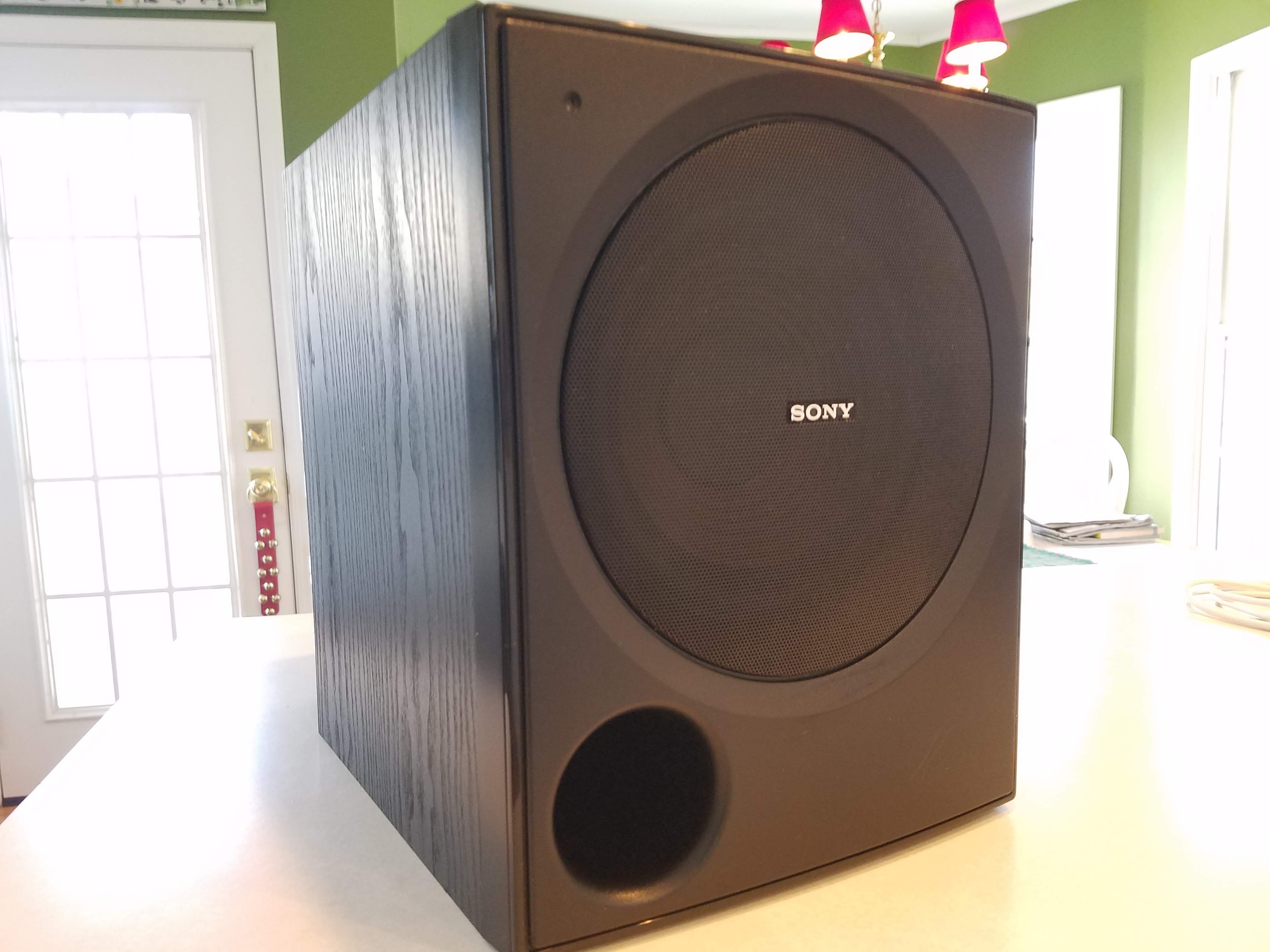 Sony SA-WP780 120W RMS Powered Subwoofer 8" Fully Tested and Working - 28-200Hz