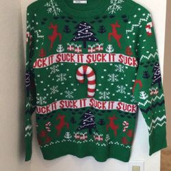 Ugly Christmas Sweater New Size LG