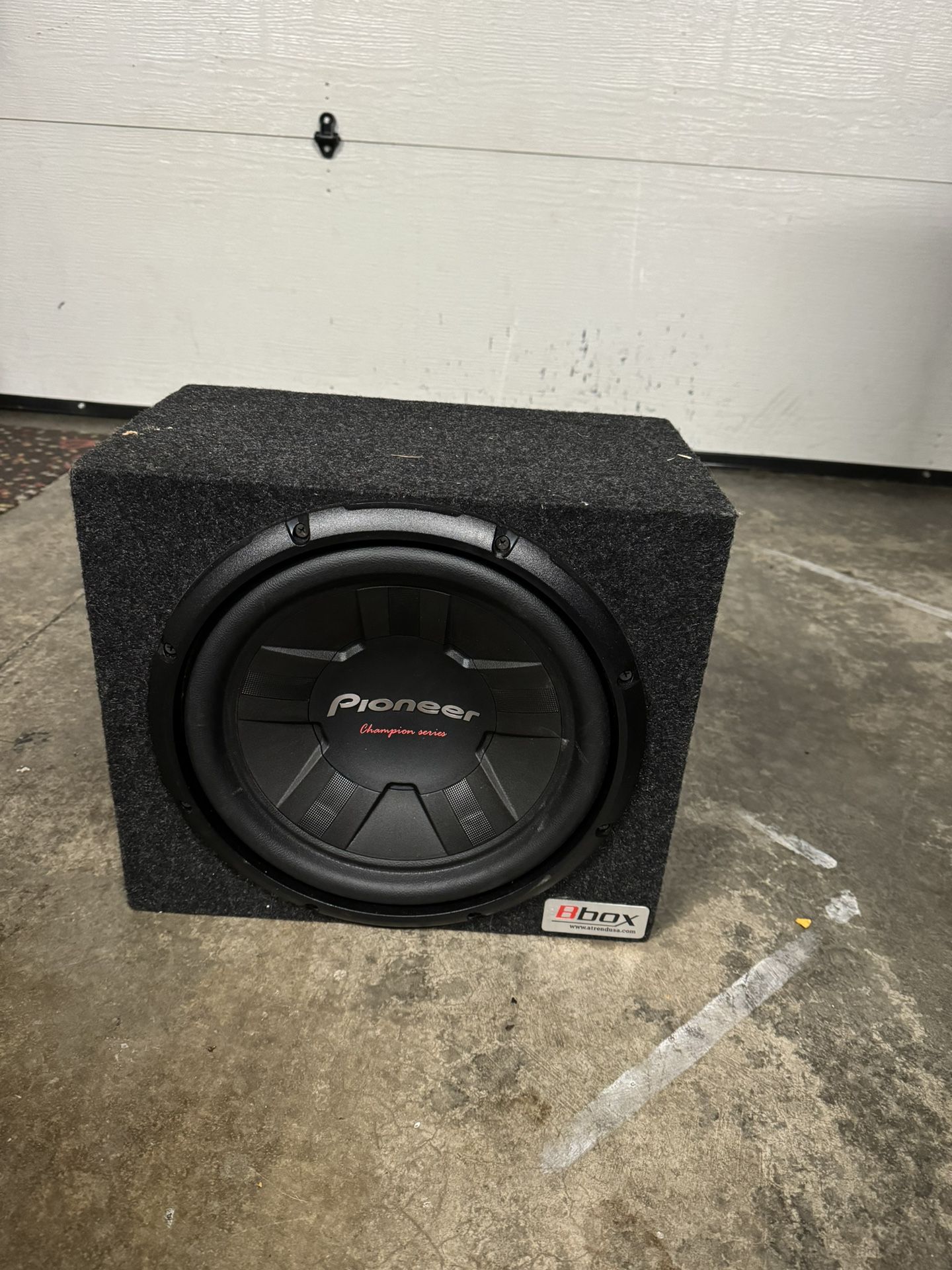 12 Inch Subwoofer with Amp & Enclosure