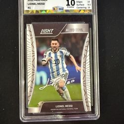 Lionel Messi 2022 Fans Mall with Authentic Auto JBH 10